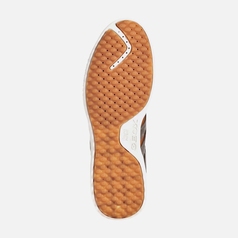 Tenis Geox Homem Laranja/Cinzentas - Snake.2 - FYGUB5160